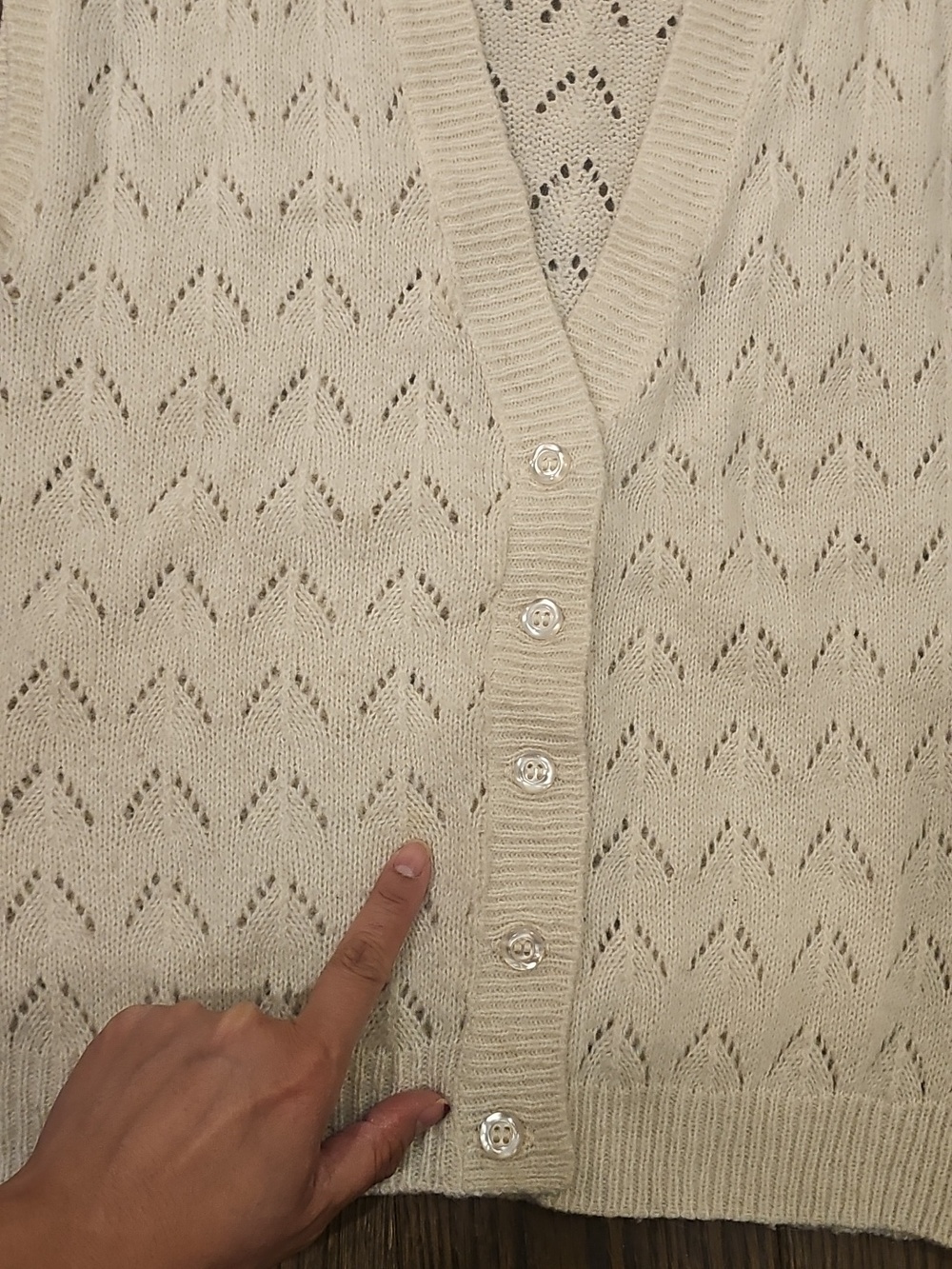 Vintage Marks And Spencer Knit Cardigan - Picture 4 of 8